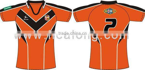 OEM service cheap price latest design your own rugby jersey