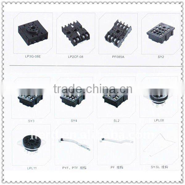 plug-in relay socket/omron relay socket/electrical relay socket PF083A-E