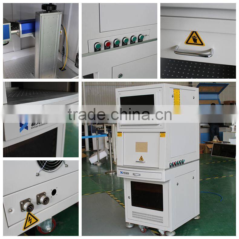 China supply10w/20w/30w portable fiber laser marking machine price for metal
