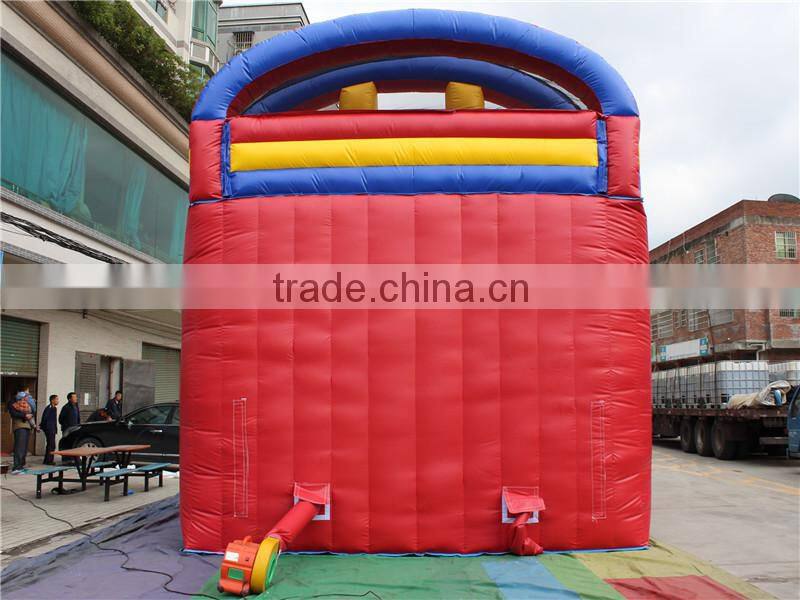Hola yellow bouncy castle/inflatable bouncy castle with water slide/bouncer house