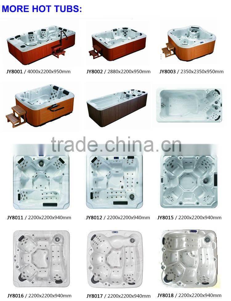 Good quality Acrylic JY8803 balboa system swim spa with cover