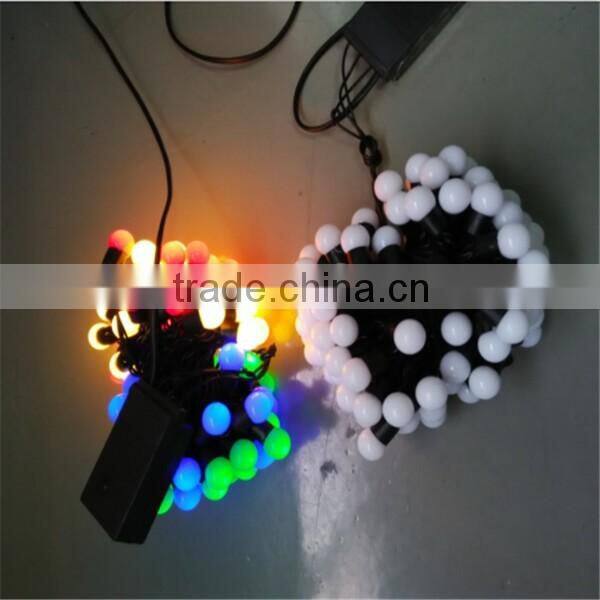 17mm round ball christmas lights colorful mixed led christmas light