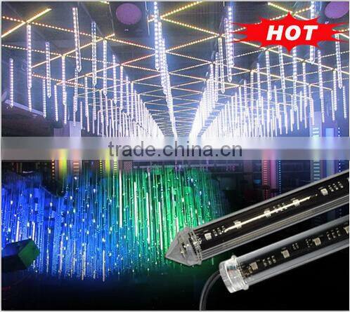 artnet controlled 3D DMX LED meteor light dc12v 64leds/m