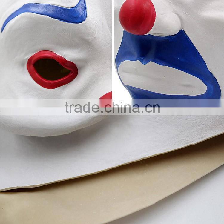 China manufacturer Women Black Cutout realistic latex Joker mask