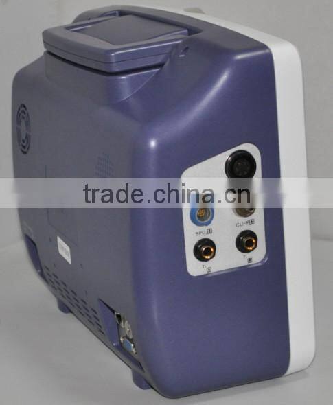 Portable 12.1 inch Multi Parameters Patient Monitor Optional printer with cheap price