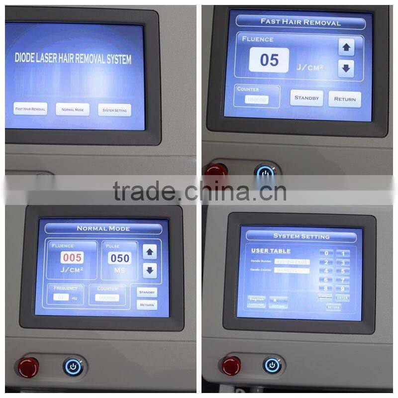 High quality professional laser hair removal machine 808nm diode