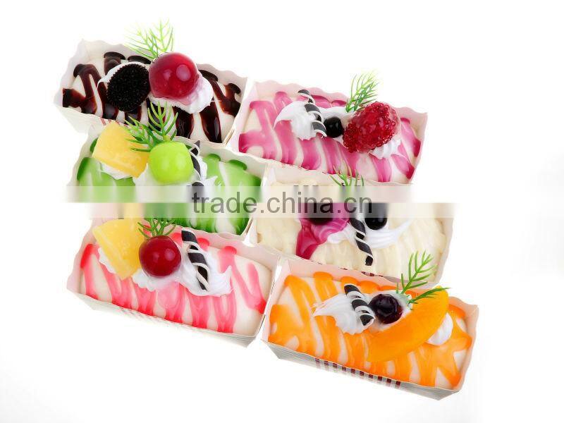 Fake 6 exquisite mousse cake for birthday party decoration/Fridge magnet produts
