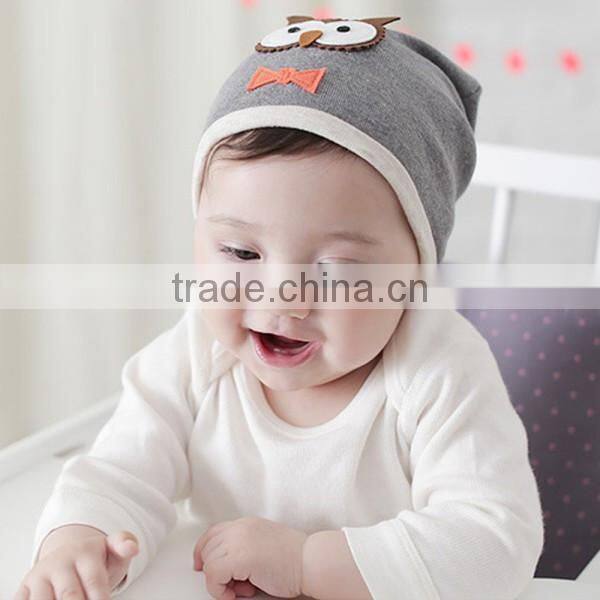New Baby Boys Girls Hat Cotton Blends Caps Newborn Infant Baby Hat Owl Print