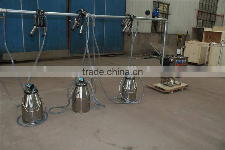 850L Vacuum Pump Milking Machine With 10 Milking Buckets