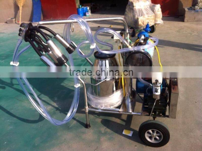 movable milking machine/vacuum pump cow milking machine