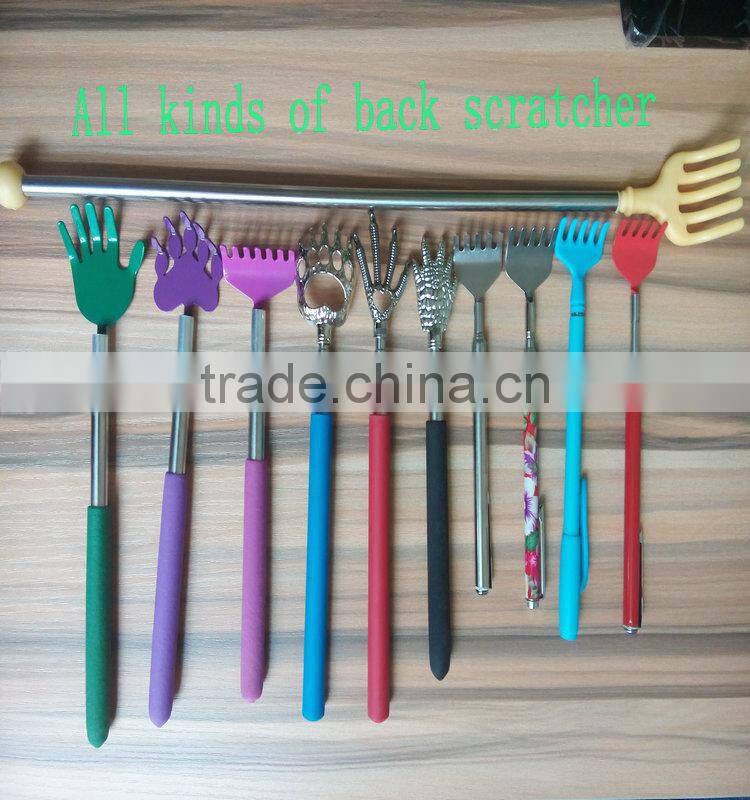 Hot sale Zinc ally Bear Claw Back Scratcher, Stainless steel back scratcher, Telescopic personal massager