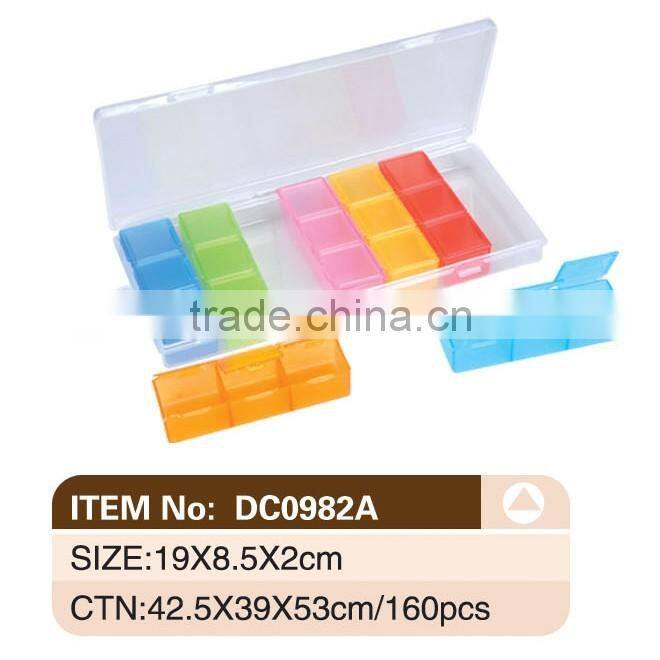 Hot Sell Weekly Plastic 7 Day Pill Box