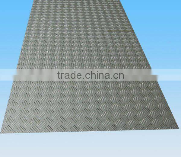 Checkered aluminum plate