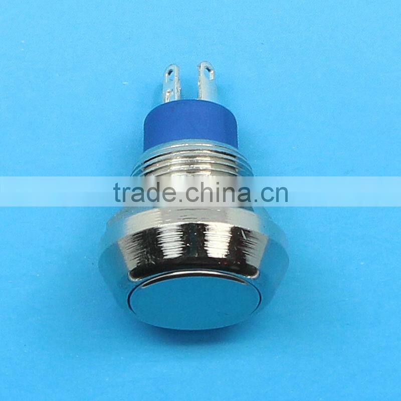 12mm waterproof momentary push button switch