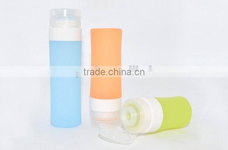 custom travel bottles silicone material for cosmetics MP4404