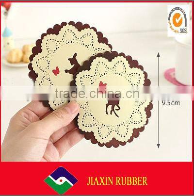 2014 heat resistant drink cup coasters tea cup mats