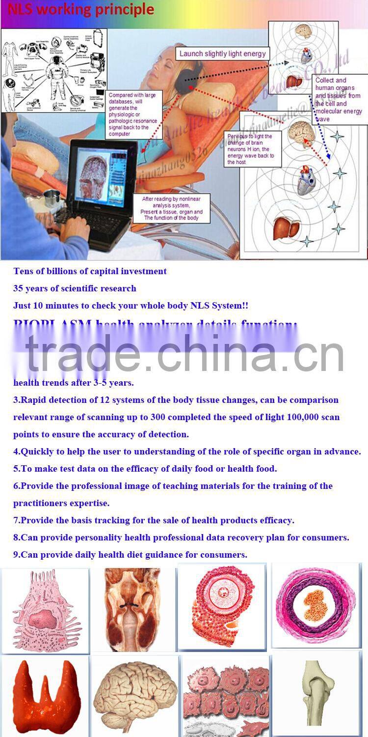 Hot BIOPLASM-NLS Health Detector health care analyzer