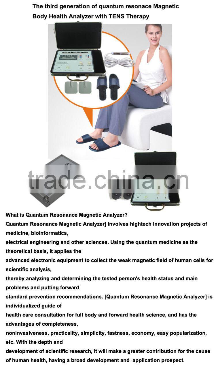 Quantum resonance magnetic body health analyzer with 41 reports