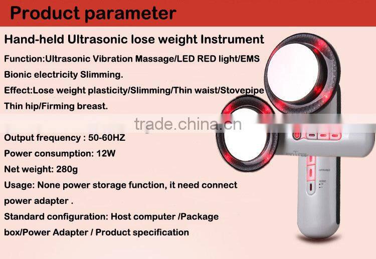 Slimming thin instrument ultrasonic beauty instrument massage slimming machine