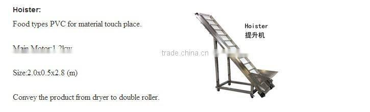 Automatic twin screw extruder food snacks machine