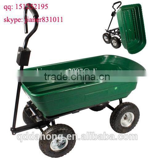 Garden Tool Cart TC2145 with Poly Tray and Four Wheel