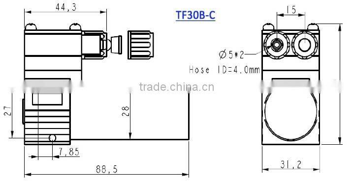 6v 12v 24v dc brushless diaphragm 4 color inkjet plotter pump