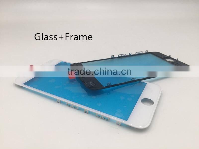 Wholesale Factory glass with frame assembly for iphone 7 iphone glass replacement