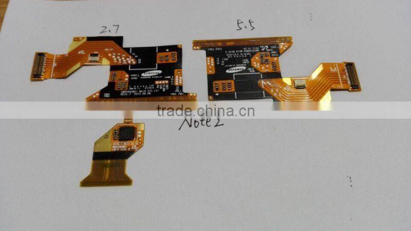 Best quality lcd and touch flex cable for note 2 for note 3 for note4 for samsung
