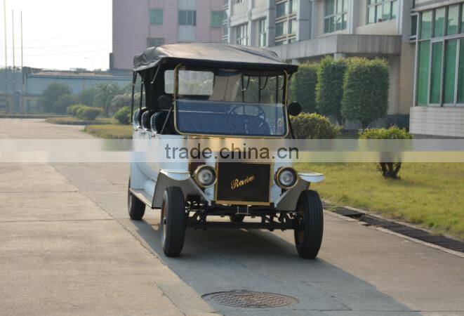 2017 unique impressive design CE vintage 48V electric car for tourism