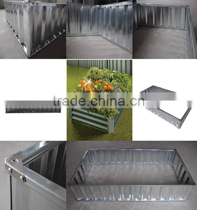 steel storage box for garden flower pot stand