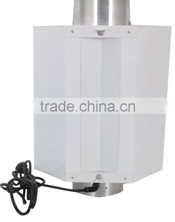 AIR COOLED REFLECTOR COOLTUBE WITH INSIDE AND OUTSIDE ALUMINUM WINGS