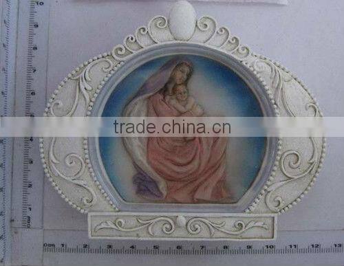 Decorative polyresin religious picture frames