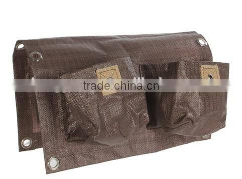 Garden Organic Flower Pot Bags,PP Planting DIY Garden Pouches,Wall Hanging Grow Planter,Vegetable Bag