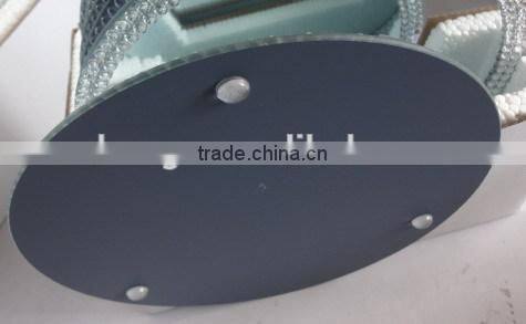 beaded round mirror votive holder