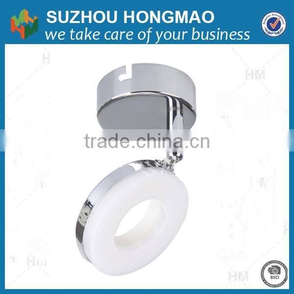 High Lumen White frame 5w GU10 24V Led Flat spot light