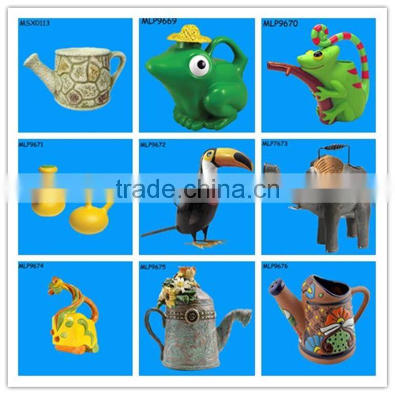 2014 New Products Colorful Ceramic Outdoor Watering Can