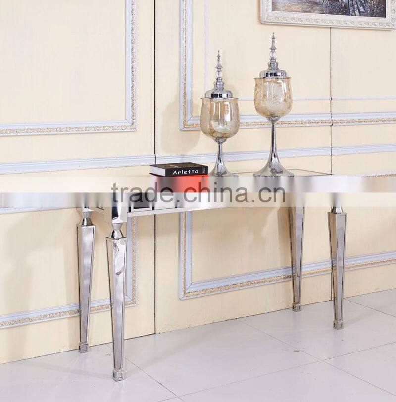 Dining room furniture marble top console table