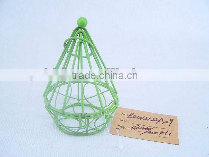 Wire Chocolate gif packaging box with round bottom for Christmas decor