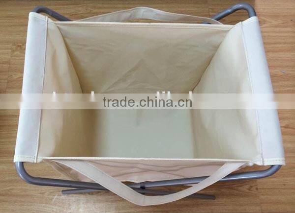 X frame folding laundry basket