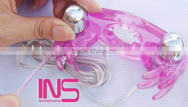 180 degree revesing rotation rabbit two vibrators