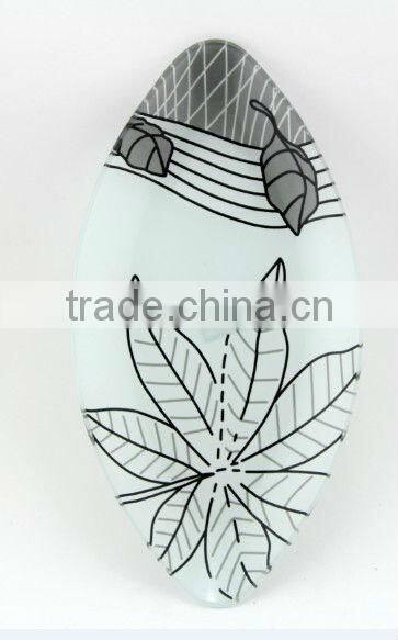 perfect glass dinner set glass tray decoration firing