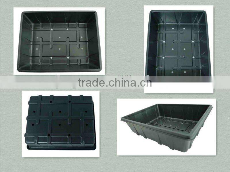 plastic half seed tray with holes