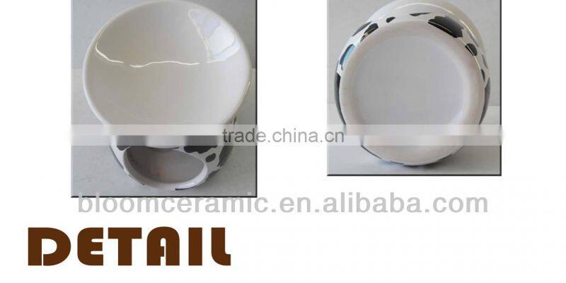 Zebra-stripe pattern porcelain oil furnace