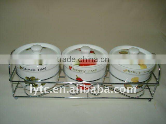 ceramic kitchen spice jar