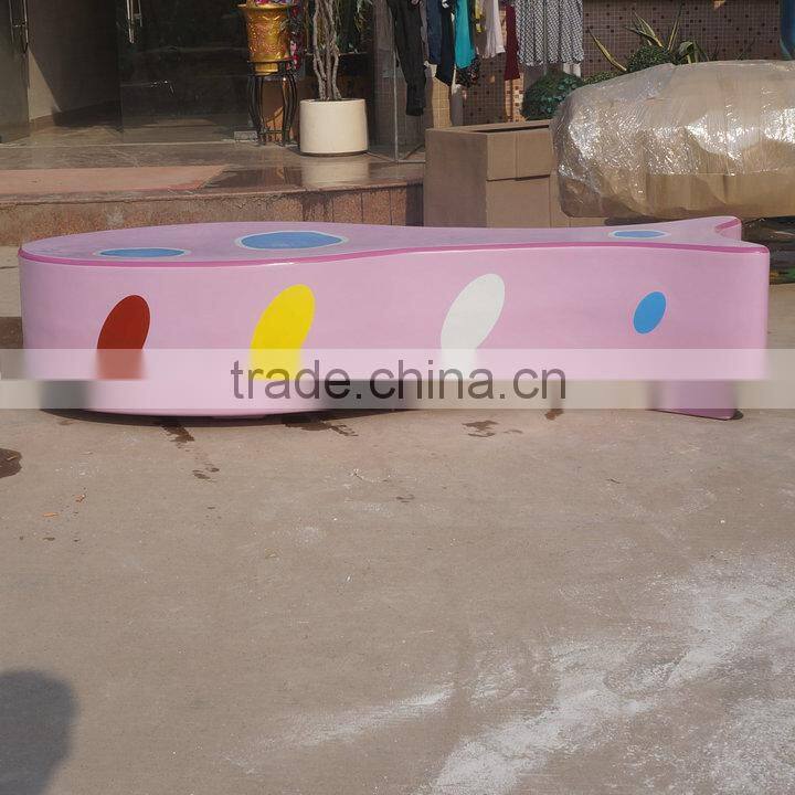 Modern fiberglass fish chair