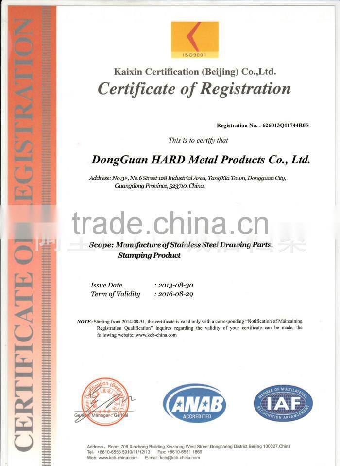 Metal OEM custom stamping product