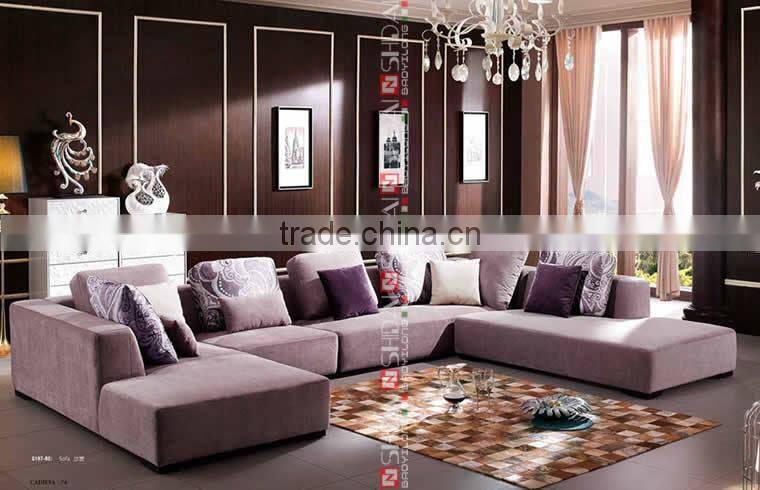 Big L Shape Arab Furniture Living Room Sofa G168-RE