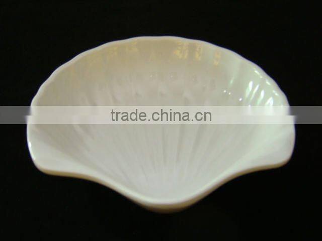 hotel white square melamine deep plate set