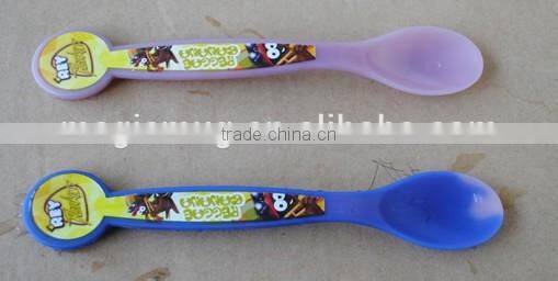 food grade fda passed ps baby color changing spoon with color changing