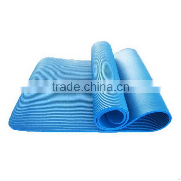 Durable hot sell instructional nbr yoga mat